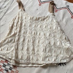 NWT SUPER CUTE VINTAGE HAVANA SWING TANK LARGE